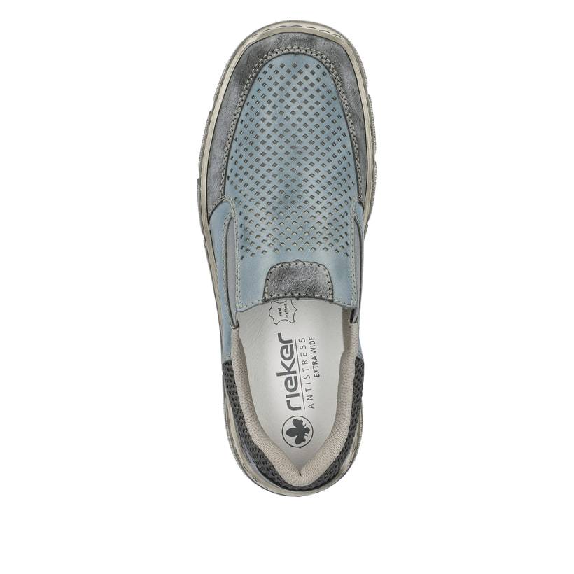 Rieker Artikelnummer 04051-12 Rieker Herren Slipper Schieferblau