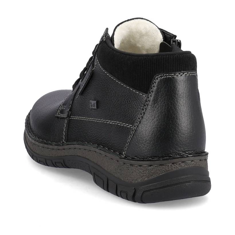 Rieker Artikelnummer 05102-00 Rieker Herren Schnürschuhe Graphitschwarz