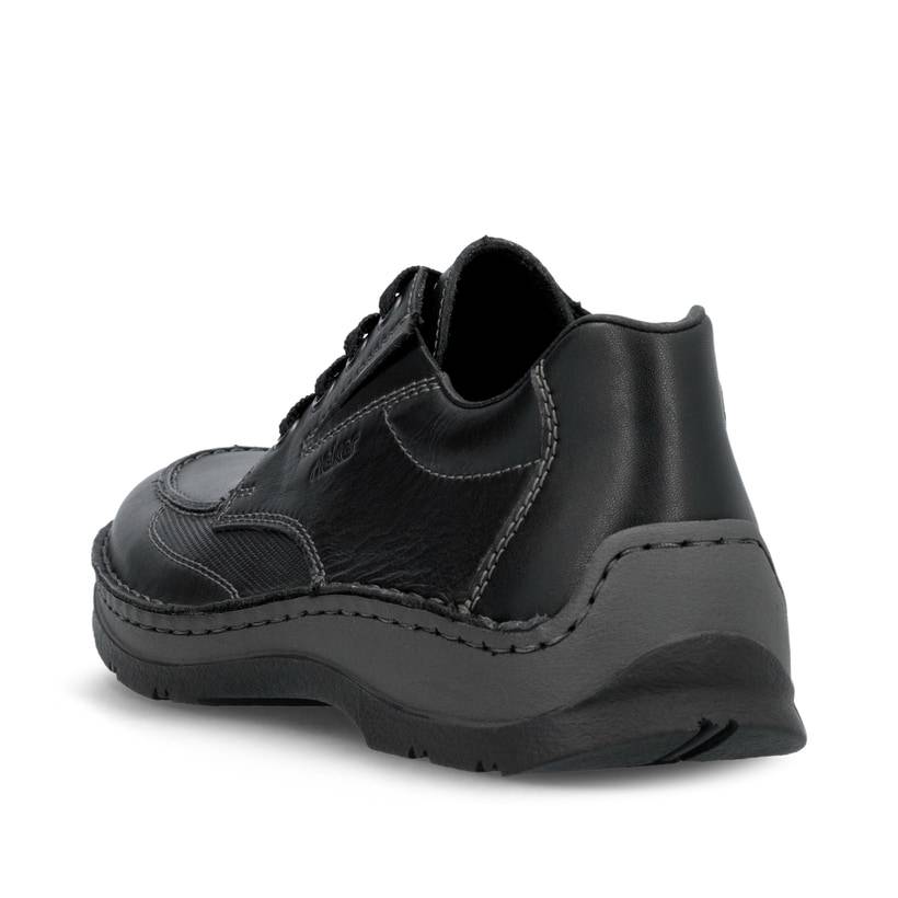 Rieker Artikelnummer 05315-00 Rieker Herren Schnürschuhe Nachtschwarz