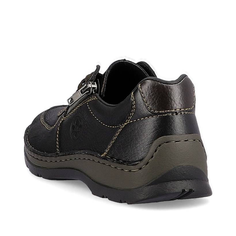 Rieker Artikelnummer 05330-00 Rieker Herren Schnürschuhe Asphaltschwarz