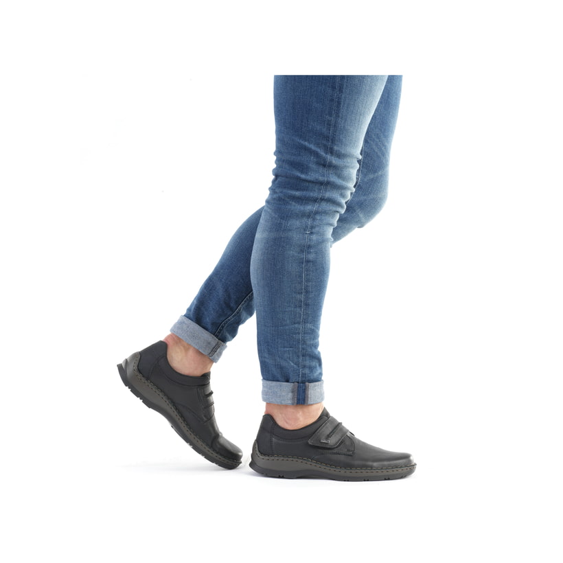 Rieker Artikelnummer 05358-01 Rieker Herren Slipper Tiefschwarz