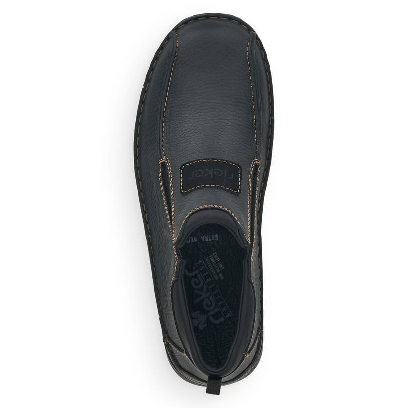 Rieker Artikelnummer 05363-00 Rieker Herren Slipper Tiefschwarz