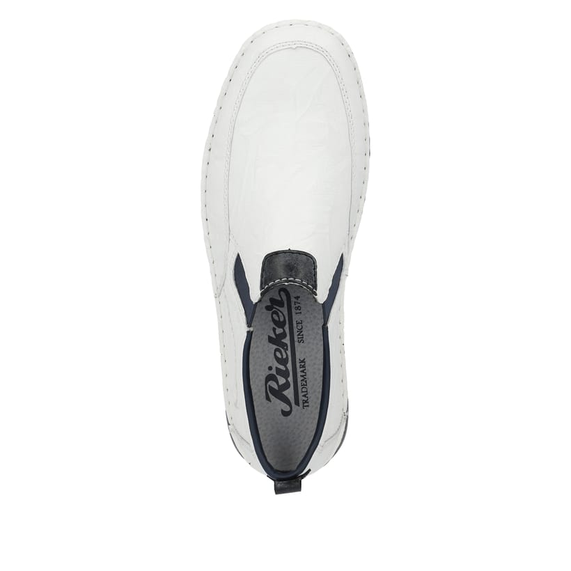 Rieker Artikelnummer 05450-80 Rieker Herren Slipper Schneeweiss
