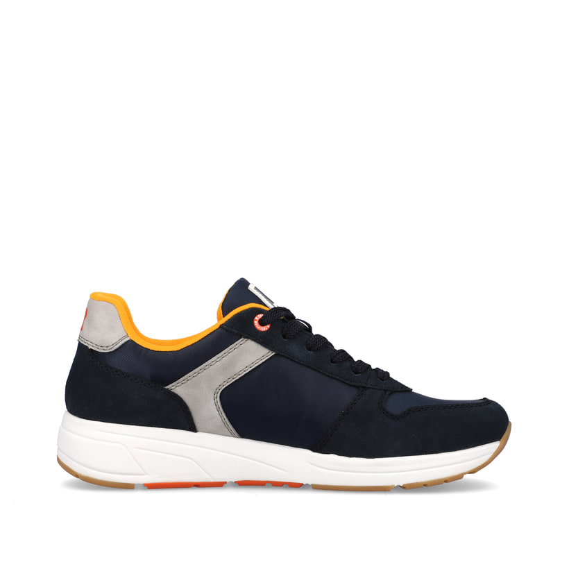 Rieker Artikelnummer 07002-14 Rieker Herren Sneaker Low Navy-blue Steel-grey