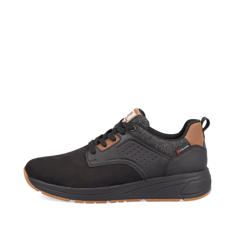 Rieker Artikelnummer 07005-00 Rieker Herren Sneaker Low night-black wood-brown