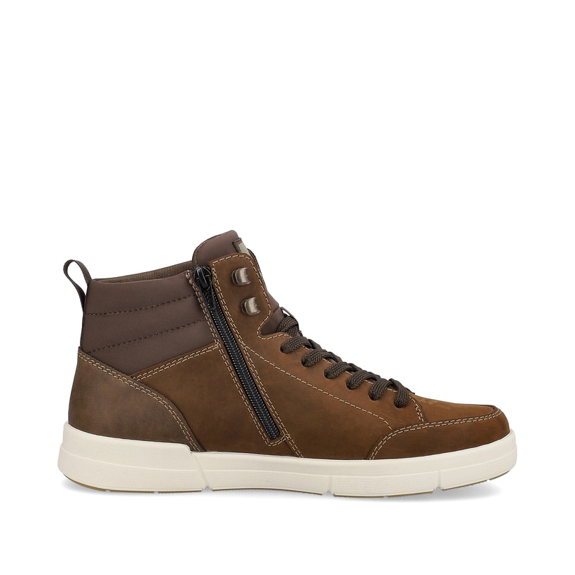 Rieker Artikelnummer 07100-22 Rieker Herren Sneaker High Wood Brown