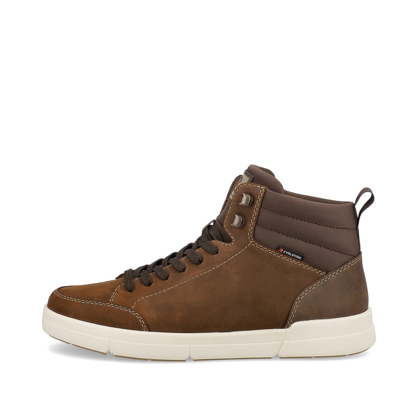 Rieker Artikelnummer 07100-22 Rieker Herren Sneaker High wood brown