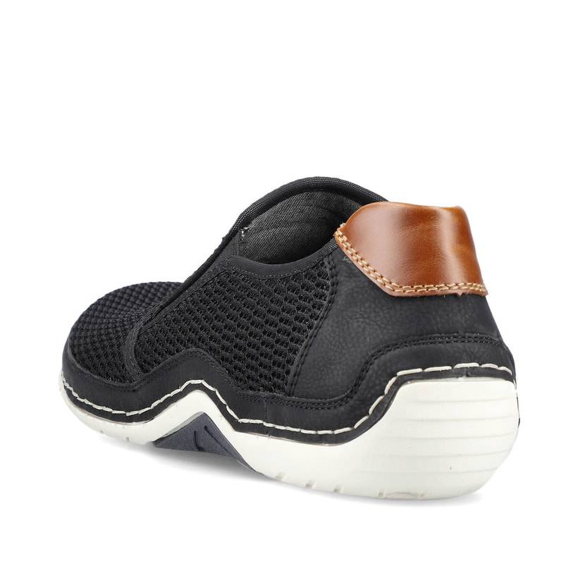 Rieker Artikelnummer 07556-00 Rieker Herren Slipper Tiefschwarz