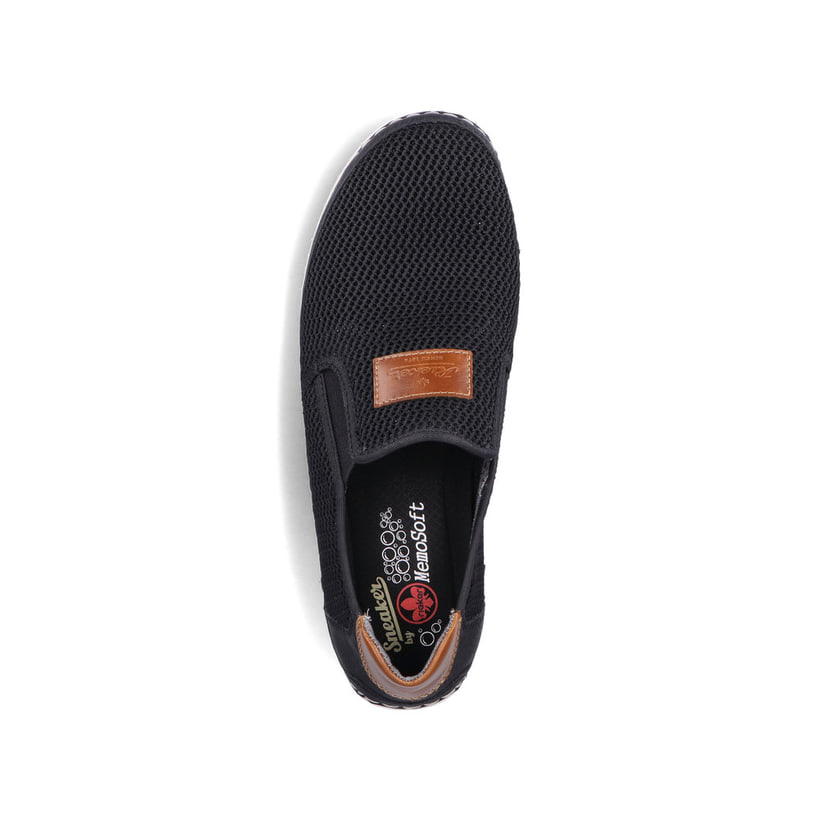 Rieker Artikelnummer 07556-00 Rieker Herren Slipper Tiefschwarz