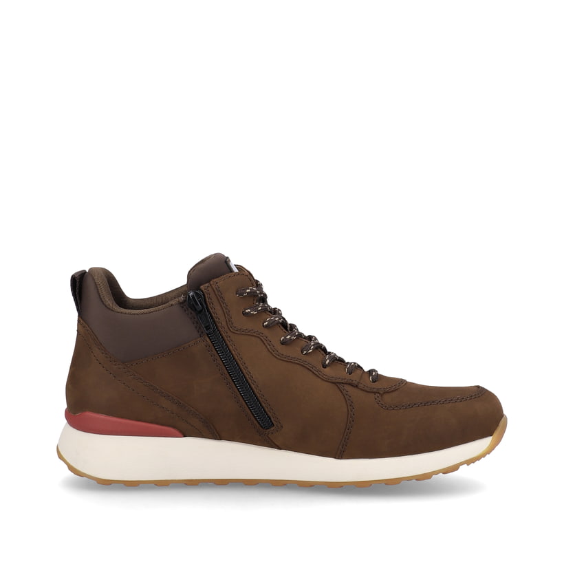 Rieker Artikelnummer 07660-22 Rieker Herren Sneaker High Wood Brown