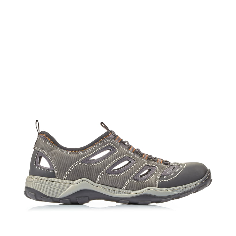 Rieker Artikelnummer 08065-02 Rieker Herren Slipper Granitgrau
