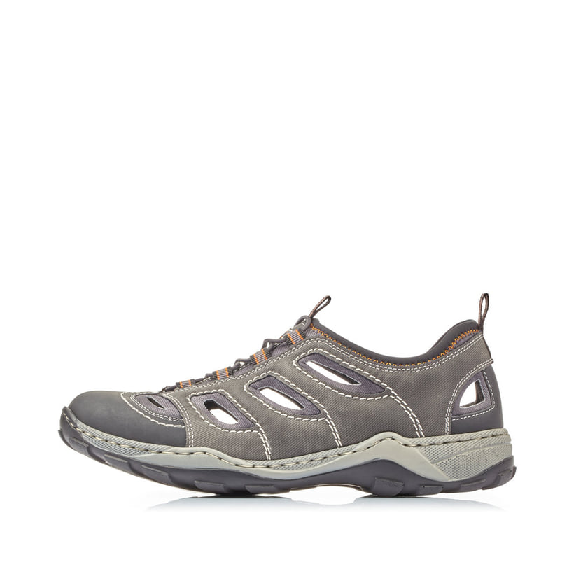 Rieker Artikelnummer 08065-02 Rieker Herren Slipper granitgrau