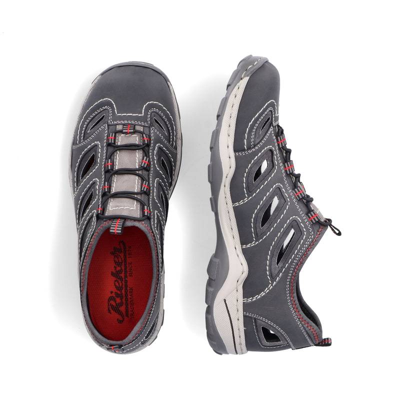 Rieker Artikelnummer 08065-46 Rieker Herren Slipper Mondgrau