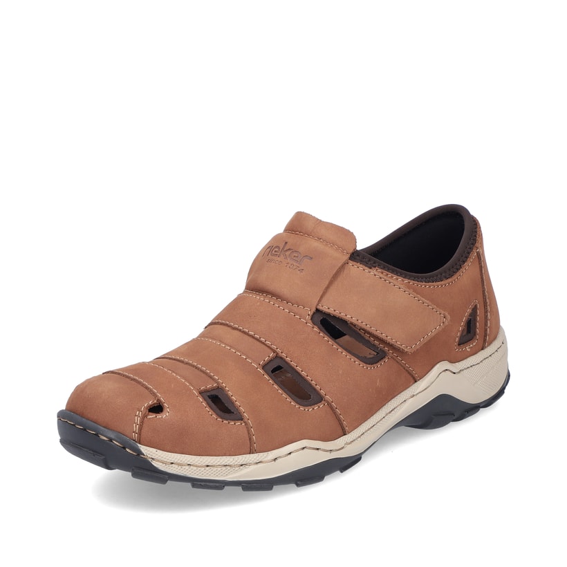 Rieker Artikelnummer 08067-24 Rieker Herren Slipper Holzbraun
