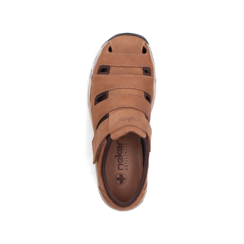 Rieker Artikelnummer 08067-24 Rieker Herren Slipper Holzbraun