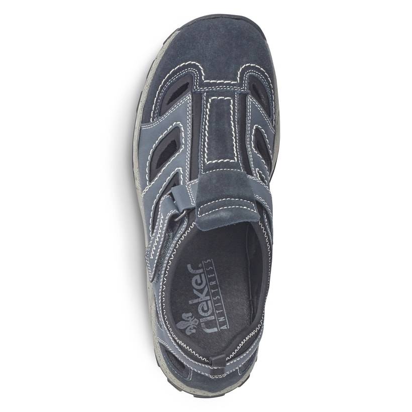 Rieker Artikelnummer 08075-14 Rieker Herren Slipper Ozeanblau
