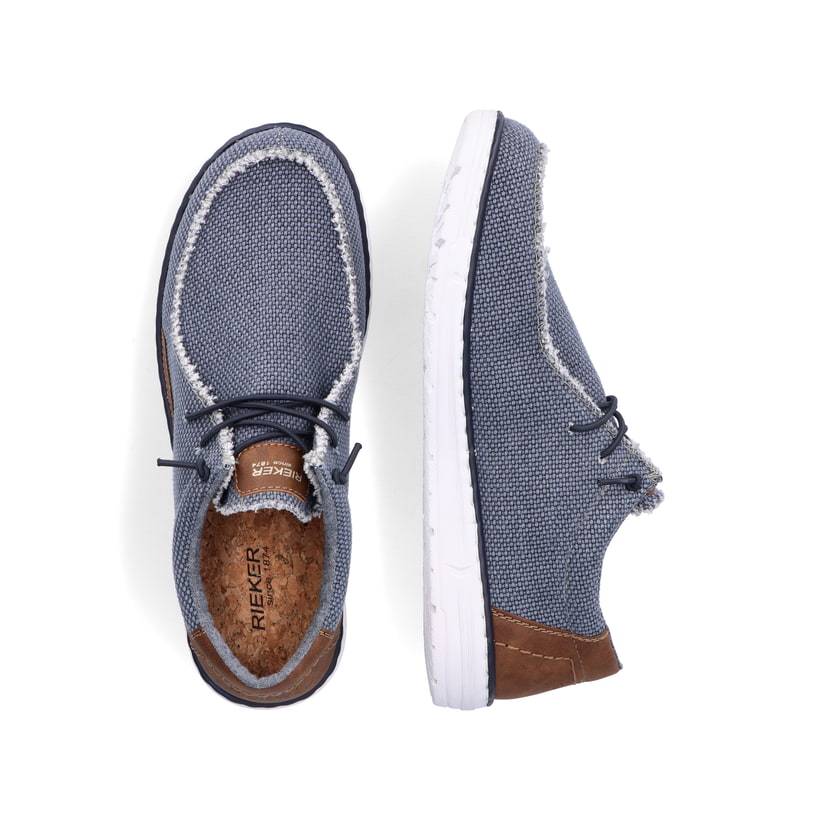 Rieker Artikelnummer 08600-12 Rieker Herren Slipper Himmelblau