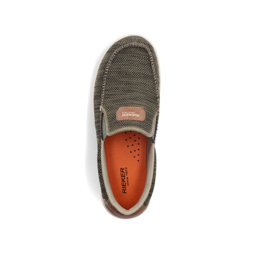 Rieker Artikelnummer 08651-54 Rieker Herren Slipper Grüngrau