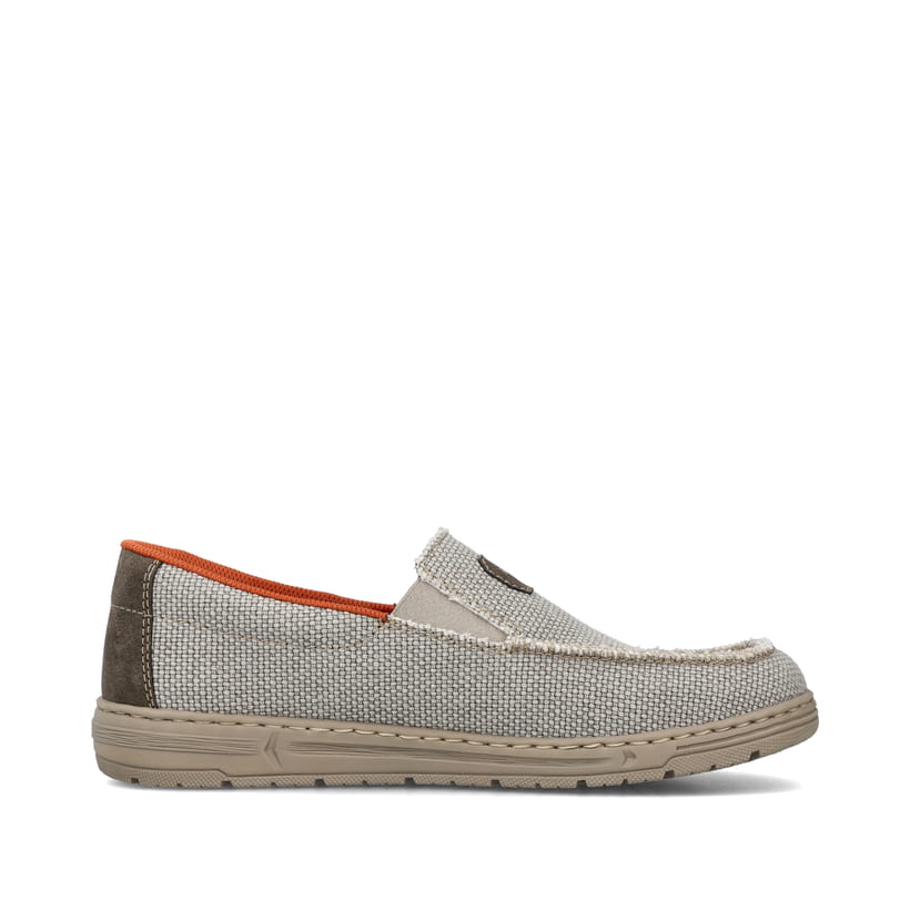 Rieker Artikelnummer 08651-62 Rieker Herren Slipper Hellbeige-orange