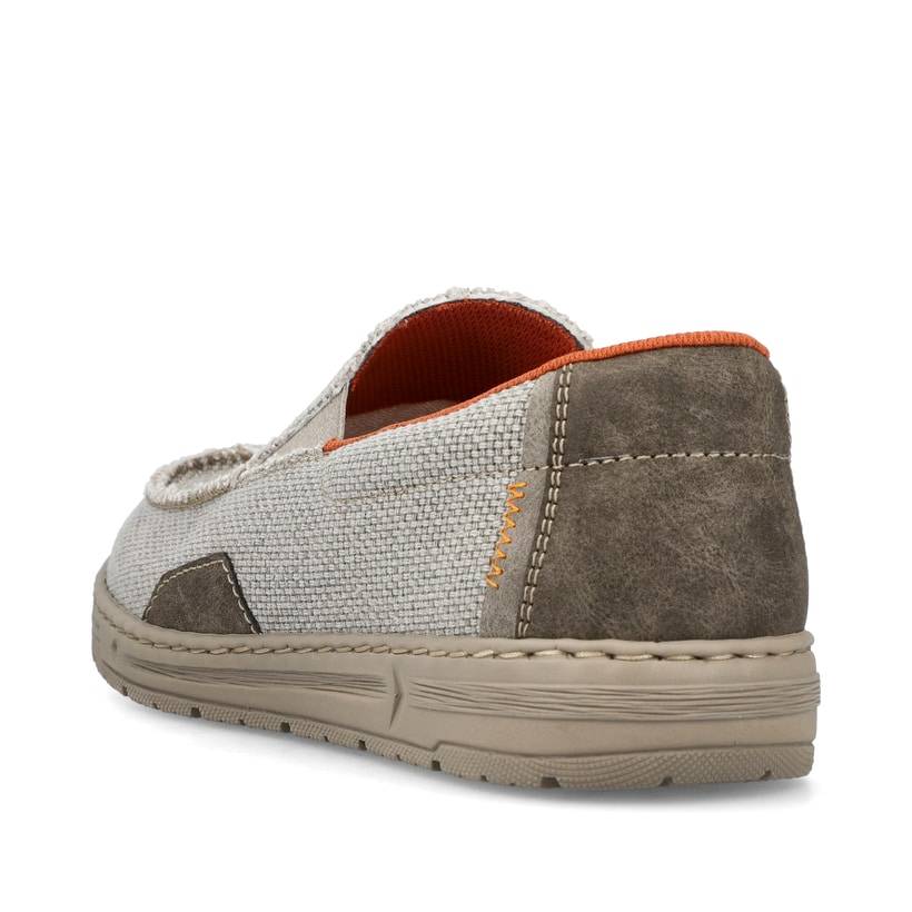 Rieker Artikelnummer 08651-62 Rieker Herren Slipper Hellbeige-orange