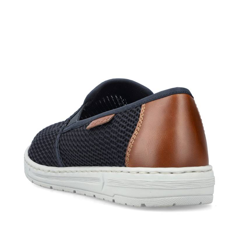 Rieker Artikelnummer 08676-14 Rieker Herren Slipper Marineblau