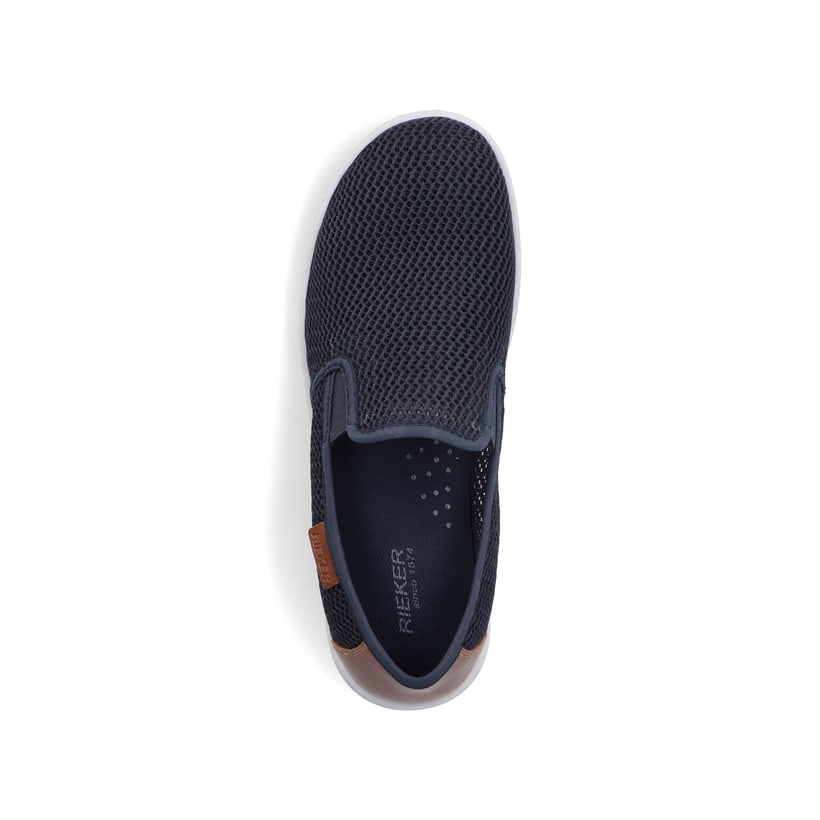 Rieker Artikelnummer 08676-14 Rieker Herren Slipper Marineblau