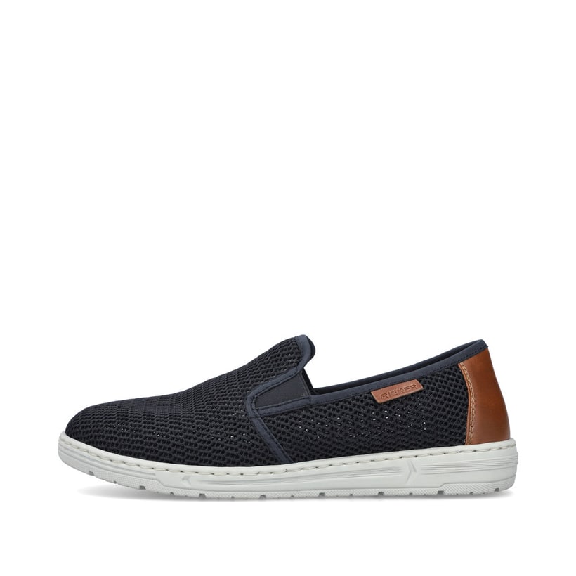 Rieker Artikelnummer 08676-14 Rieker Herren Slipper marineblau