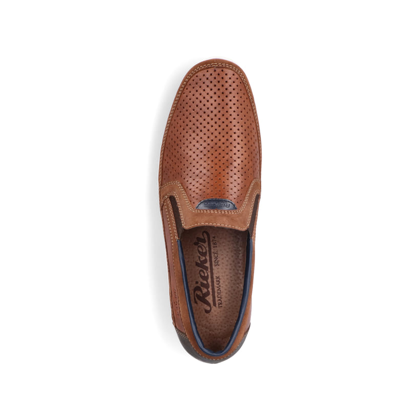 Rieker Artikelnummer 09055-22 Rieker Herren Slipper Karamellbraun