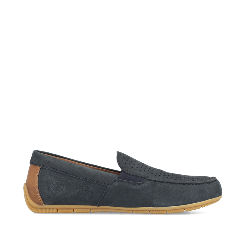 Rieker Artikelnummer 09555-14 Rieker Herren Slipper Stahlblau