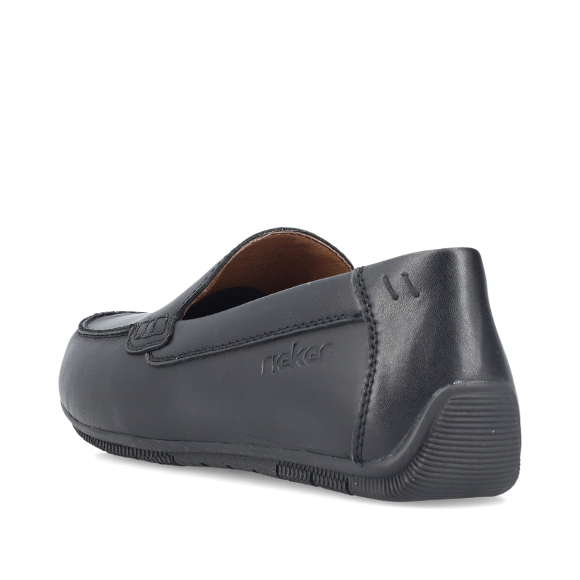 Rieker Artikelnummer 09557-00 Rieker Herren Slipper Glanzschwarz