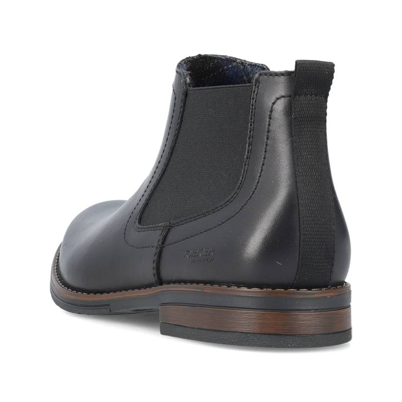 Rieker Artikelnummer 10374-00 Rieker Herren Chelsea Boots Nachtschwarz