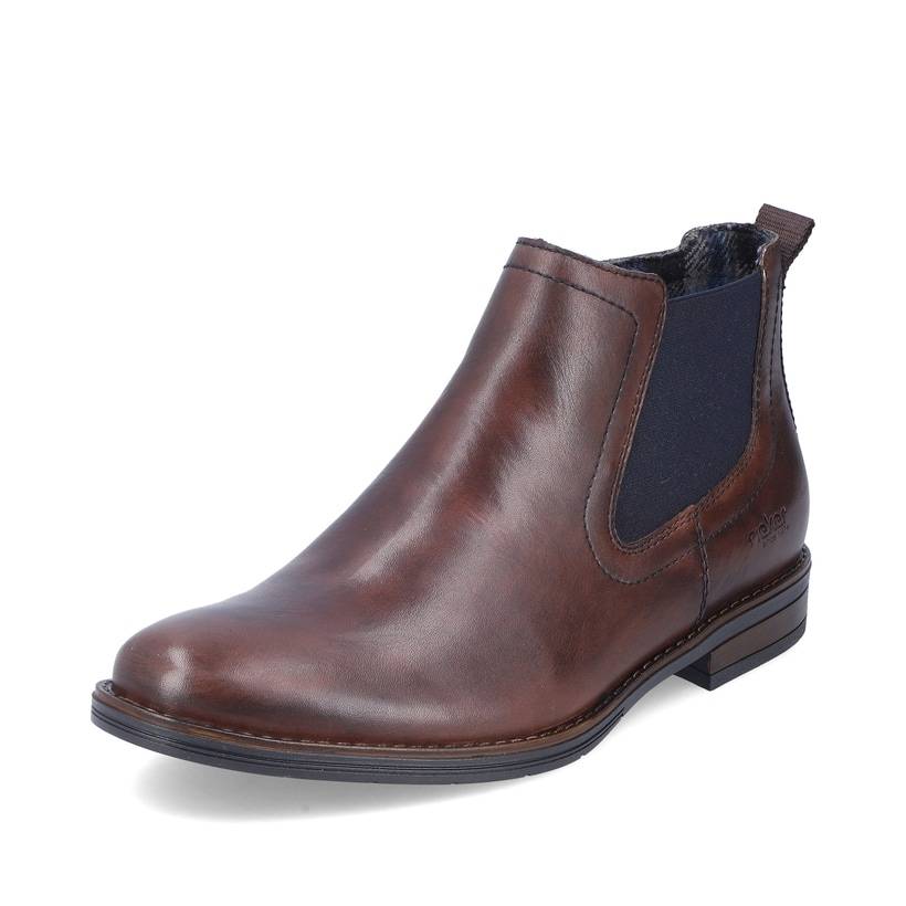 Rieker Artikelnummer 10374-25 Rieker Herren Chelsea Boots Kastanienbraun