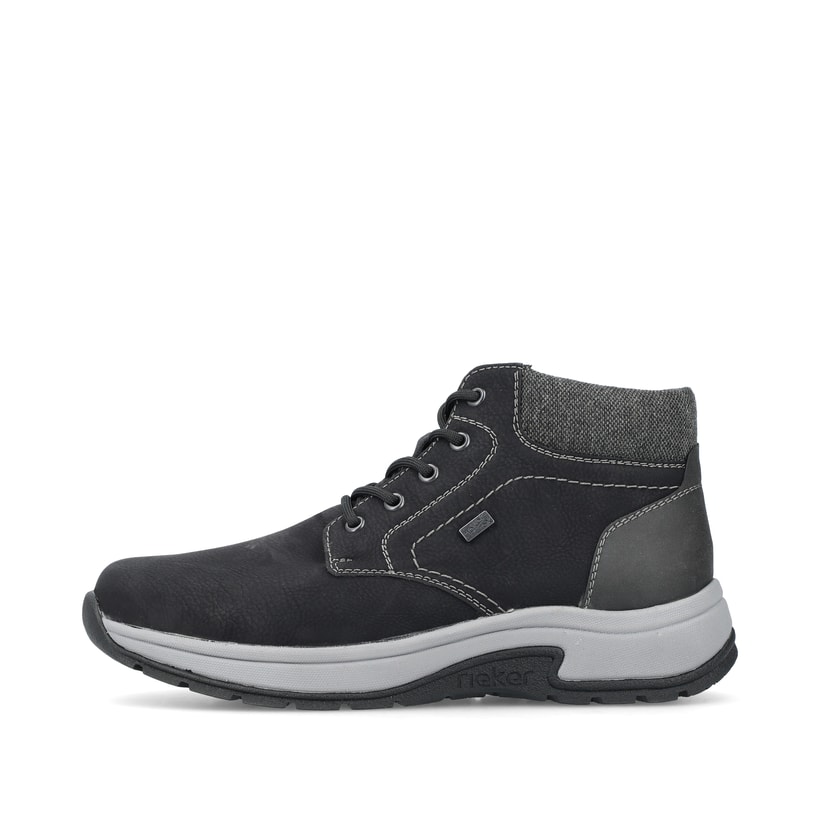 Rieker Artikelnummer 11030-00 Rieker Herren Schnürstiefel stahlschwarz