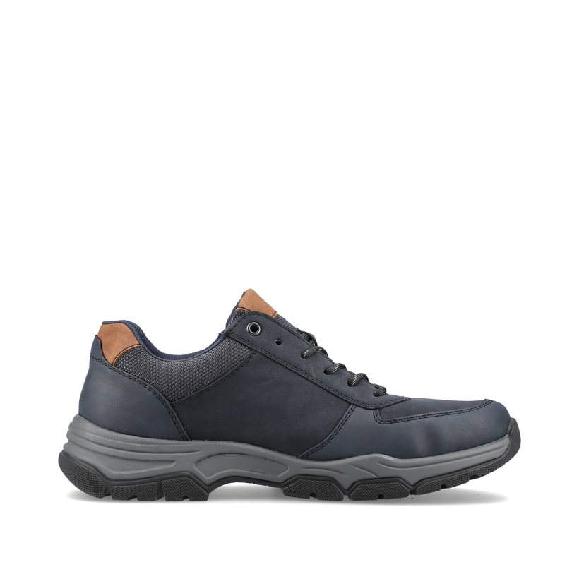 Rieker Artikelnummer 11211-14 Rieker Herren Schnürschuhe Blau-braun