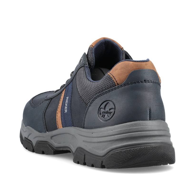 Rieker Artikelnummer 11211-14 Rieker Herren Schnürschuhe Blau-braun