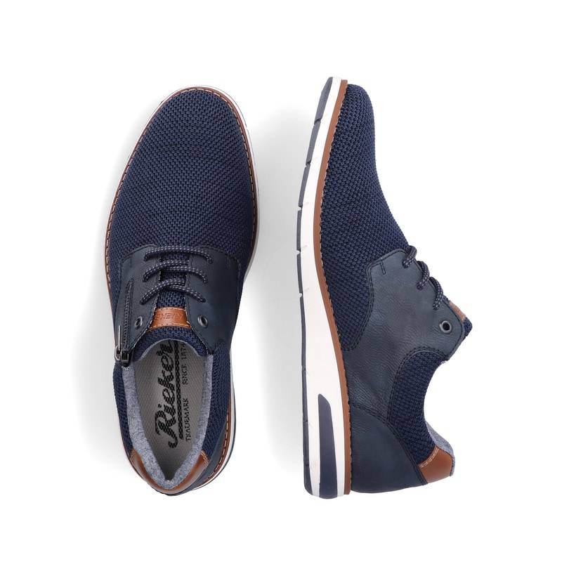 Rieker Artikelnummer 11311-14 Rieker Herren Schnürschuhe Azurblau