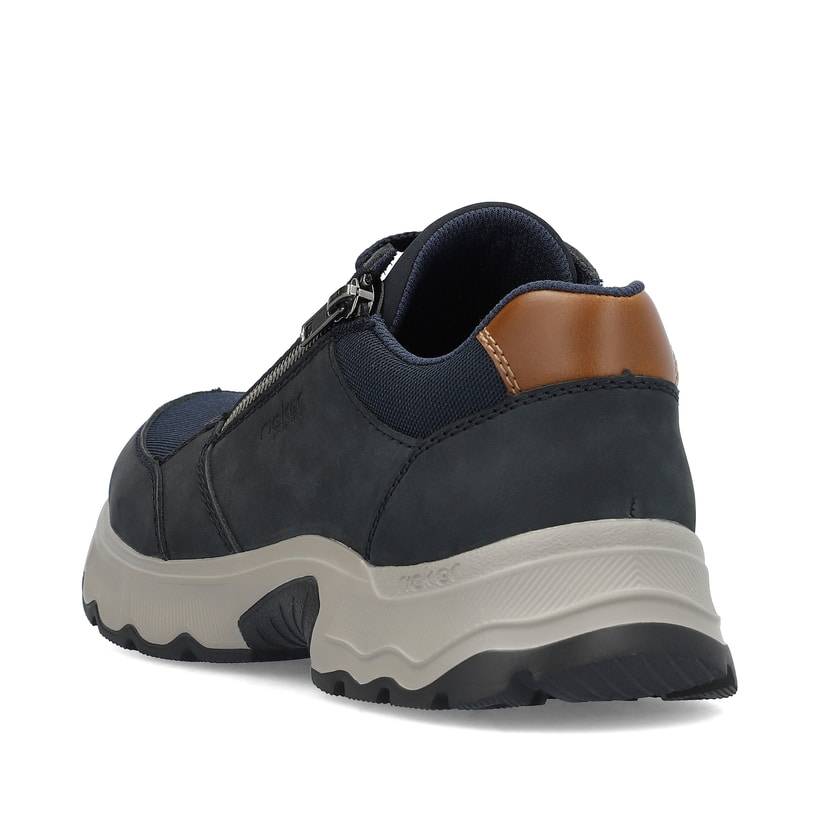 Rieker Artikelnummer 11400-14 Rieker Herren Schnürschuhe Stahlblau