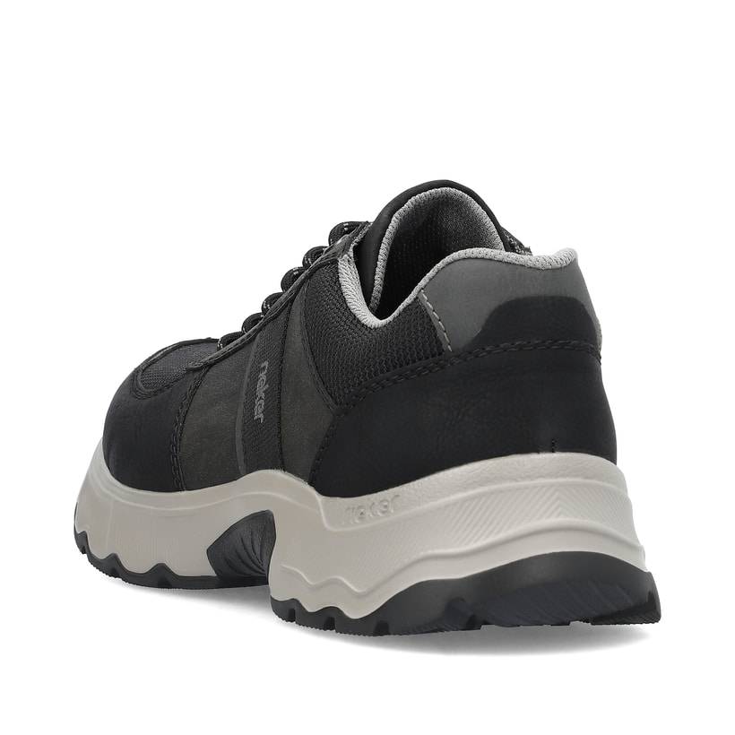 Rieker Artikelnummer 11401-00 Rieker Herren Schnürschuhe Asphaltschwarz