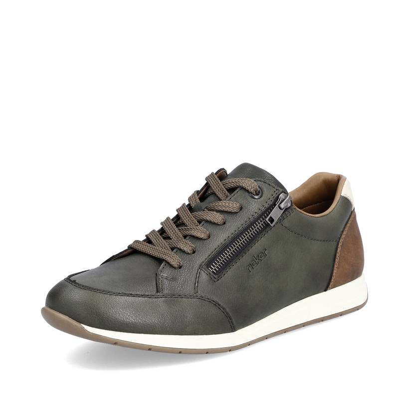 Rieker Artikelnummer 11903-52 Rieker Herren Sneaker Low Grüngrau