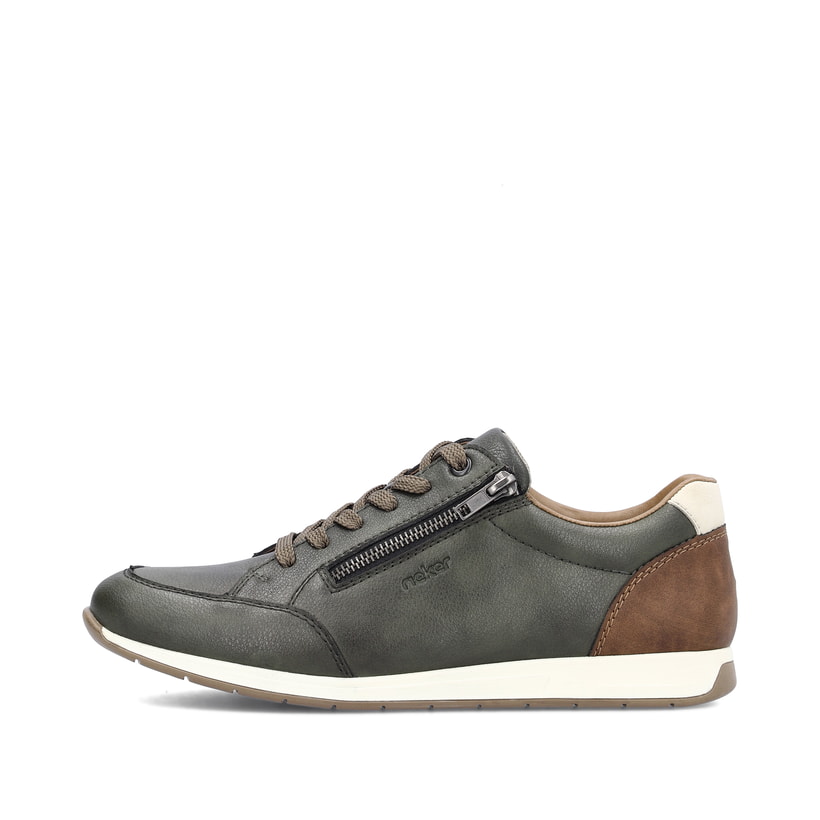 Rieker Artikelnummer 11903-52 Rieker Herren Sneaker Low Grüngrau