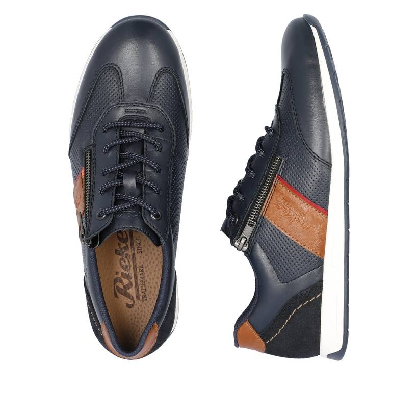 Rieker Artikelnummer 11927-14 Rieker Herren Schnürschuhe Ozeanblau