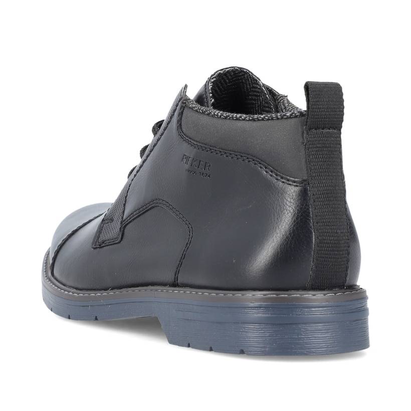 Rieker Artikelnummer 13031-00 Rieker Herren Schnürschuhe Glanzschwarz