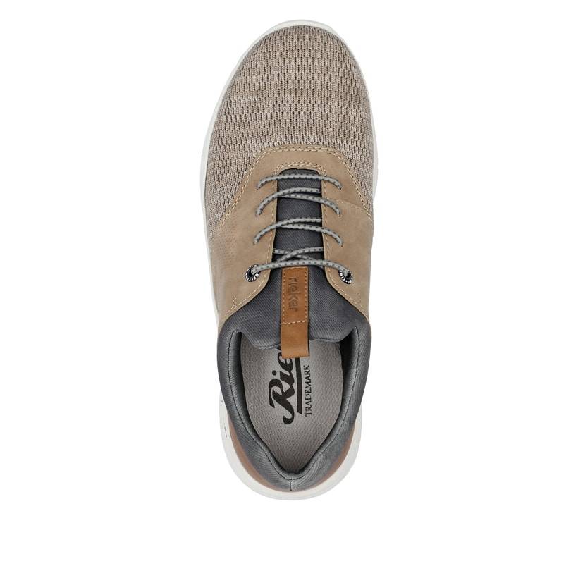 Rieker Artikelnummer 13150-64 Rieker Herren Slipper Braun-beige