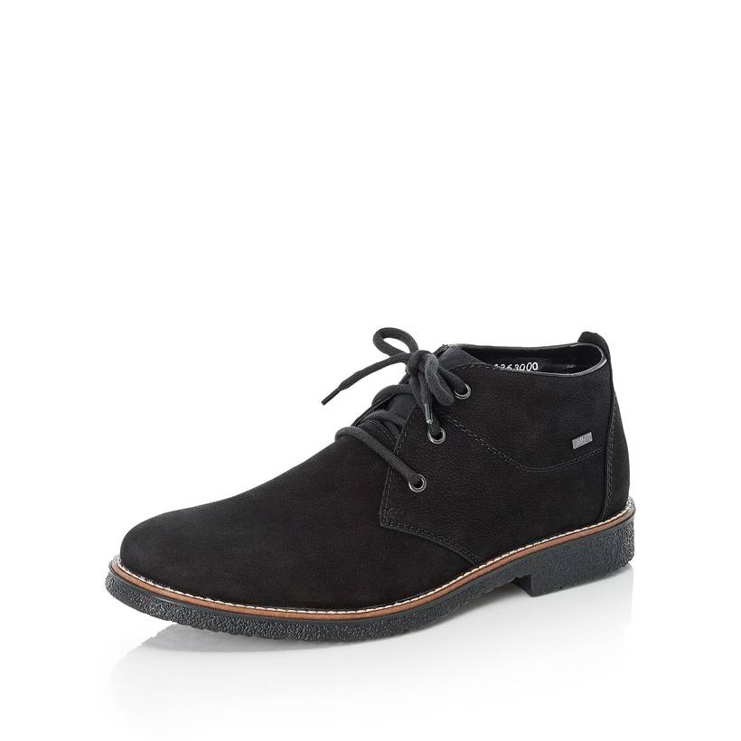 Rieker Artikelnummer 13630-00 Rieker Herren Schnürschuhe Tiefschwarz