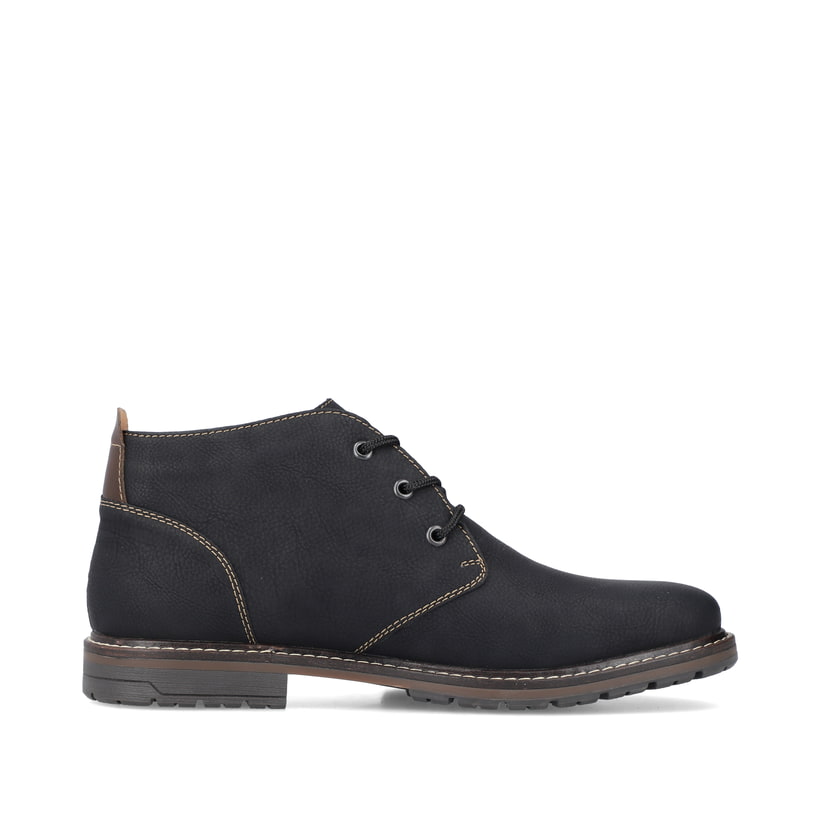 Rieker Artikelnummer 13739-00 Rieker Herren Schnürschuhe Asphaltschwarz