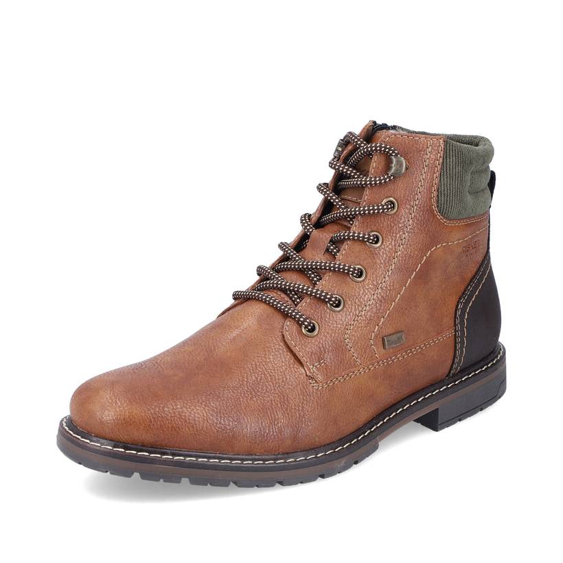 Rieker Artikelnummer 13741-25 Rieker Herren Schnürstiefel Hellbraun