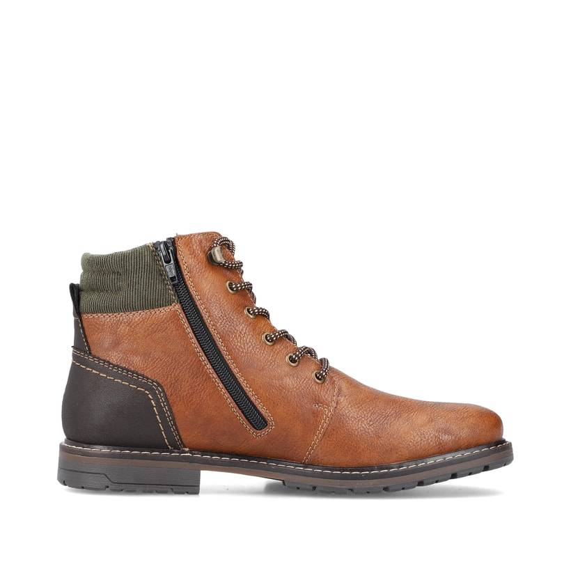 Rieker Artikelnummer 13741-25 Rieker Herren Schnürstiefel Hellbraun