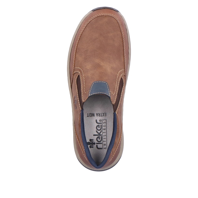 Rieker Artikelnummer 14362-24 Rieker Herren Slipper Holzbraun