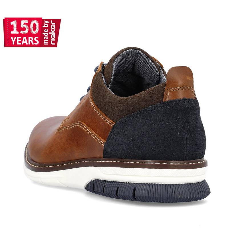 Rieker Artikelnummer 14405-24 Rieker Herren Schnürschuhe Holzbraun