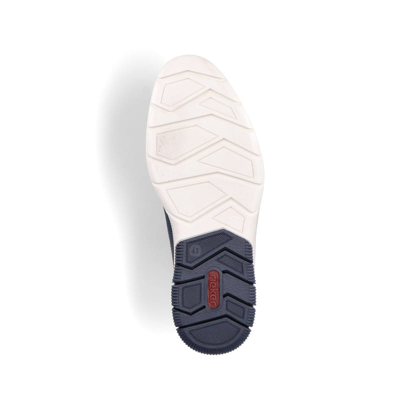 Rieker Artikelnummer 14410-24 Rieker Herren Schnürschuhe Zimtbraun-ozeanblau